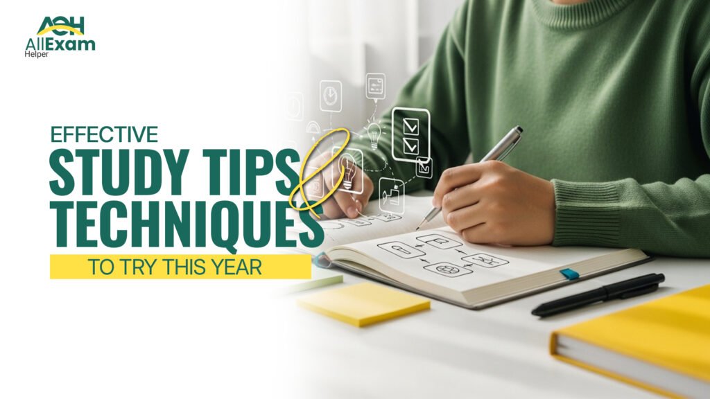 Study Tips and Techniques to Try This Year